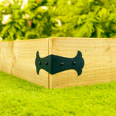 Fancy Corner Railway Sleeper Brackets (Pack of 4)